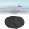 4ft Pool Cover, Round Hot Tub Cover Oxford Fabric Folding Heat Insulation Waterproof Dustproof Pool Cover Black