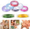 Plstod Gummiband für Armbänder, 8 Spule 1.0mm x 10 m Elastische Schmuckfaden, Armband Gummiband, Elastisch 8 Farben Schmuckfaden Gummischnur für Schmuckherstellung, Halskette, DIY Basteln