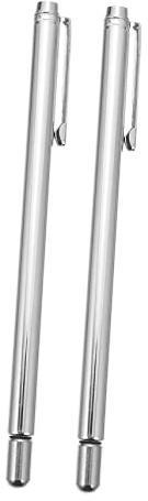 CIYODO Baguette de Sourcier Outil de Radiesthésie Rétractable en Acier Inoxydable Recherche d'eau Facile à Transporter 1 Set, Couleur Rouge