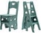 Chaise D'échelle De Bibliothèque Pliante en Bois À 4 Marches avec Siège, Étagère D'échelle Portable Légère, Escabeau Multifonctionnel, Présentoir D'escabeaux for La Cuisine De Bureau À Domicile (Colo