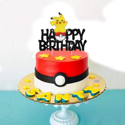 YOGARTH 25 Stück Tortendeko Kindergeburtstag, Kuchen Deko Junge Mädchen, Happy Birthday Topper, Tortendekoration Cake Topper Set für Kinder Geburtstag Party Kuchen Dekoration Supplies (C)