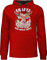 Pullover Herren Frauen Hoodie Kontrast zweifarbig - Kompatibel mit Oktoberfest - Dirndl Ersatz - Der Wille zählt - XL - Rot/Schwarz - bayrische bayrischer abend bayrisches bayrisch bayerisch