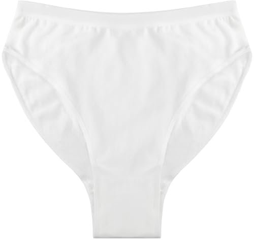 Geyoga sous-Vêtements de Danse Culottes de Ballet Slips de Danse pour Filles (Blanc)