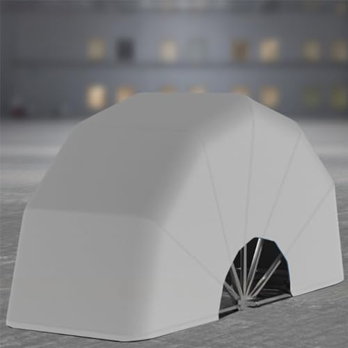 Garage pieghevole per moto - Telo semi-automatico per auto mobile da esterno, facile da installare e riporre, ventilato e traspirante - Rifugio per moto