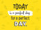 Motivations-Postkarte mit positivem Spruch, Gelb, Optimistische Botschaft, Today is a perfect day for a perfect day, Deko, Geschenkidee