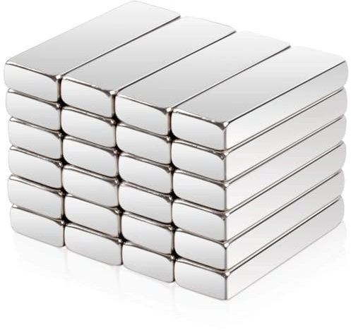 Magnete Stark für Magnettafel, Neodym Magnete Extra Stark 30mm x 10mm x 5mm, 20Pcs Kleine Starke Rechteckig Magnet e, Magneten Starker Halt, Extra Starke Magneten für Whiteboard【20 Stück】