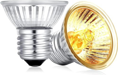 Sunshine smile 2 Stück UVA UVB Lampe Terrarium 25 Watt,Reptilien Wärmelampe,Wärmelampe Schildkröten UVA UVB,UV Lampe Schildkröte,UVA UVB Lampe Terrarium e27,Wärmelampe Terrarium,Reptilien Lampe
