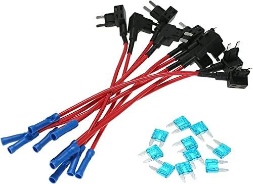 10 Stücke 12 V Auto Add-a-Circuit Sicherung TAP Adapter Mini Blade Sicherungshalter ATM APM Schaltung Versicherung