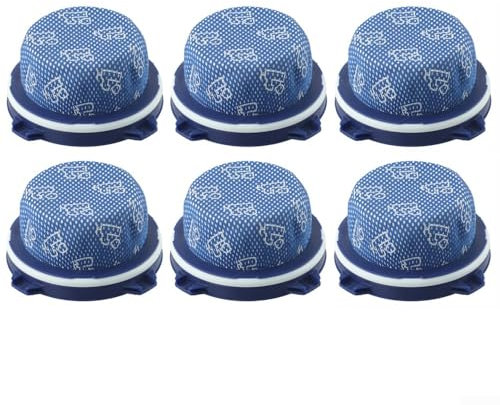 Donkivvy Staubsaugerfilter, Ersatzfilter, passend für Samsung Jet 75, 90, 70, 75+, 60 Staubsauger, ersetzt Teilenummer DJ97-02649A, waschbare Filter, 6 Stück