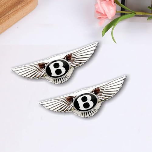 DSDSBB Auto Emblem, Für Bentley, Emblem Aufkleber Schild Abzeichen Selbstklebende Logo Emblem Außendekoration Zubehör