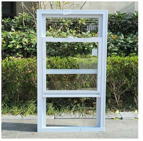 pujindu Ventana de aleación de aluminio para casa, montaje empotrado, ventanas corredizas para restaurante, baño, dormitorio (30 x 50 cm)