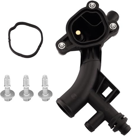 ERMWALR 25193922 Water Pump Outlet Housing With Gasket Thermostat Housing with Sensor Fit For Adam Astra J MK6 Corsa D E MK3 Insignia A Meriva B Mokka Cruze Estate 55565334 025193922 1338489 055565334