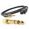 Selected Cable SC-GOFC-0500-SW - Cavo adattatore per cuffie mini jack a 3 poli con adattatore su cavo di ricambio da 6,3 mm, adatto per modelli AKG e PIONEER