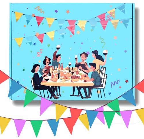 EDATOFLY 320M Colorate Bandiera di Pennant 600Pcs Nylon Bandierine Triangolari Decorazione Bandiere per Festa Natale Compleanno Matrimonio Cerimonio Giardino Esterno