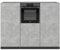 Vicco Küchenblock R-Line, Miniküche, Beton/Anthrazit, 180 cm ohne Arbeitsplatte