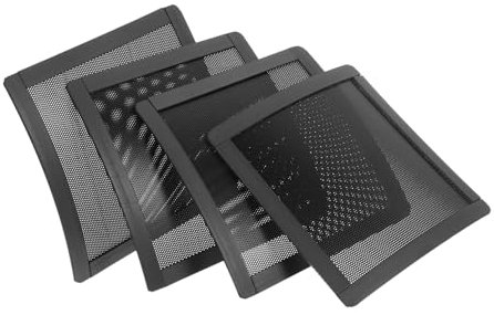 DOITOOL 4pcs Dust Net for Computer Case Fan Pvc Magnetic Mesh Filter Dust Filter Desktop Host Cover