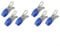Strong Grip Pool Cover Clips 6PCS/30PCS Stainless Steel for Windproof Covering and Scratch Safety (6pcs blue)
