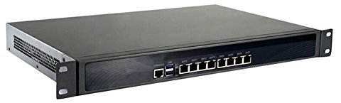1U Cabinet Firewall Pfsense VPN Router Network Security Server with AES-Ni 8 Nics I5 3317U 4G RAM 64G SSD R14