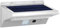 Projecteur solaire applique mural inox éclairage puissant LED blanc DERBY H16cm avec détecteur de mouvement 3 modes