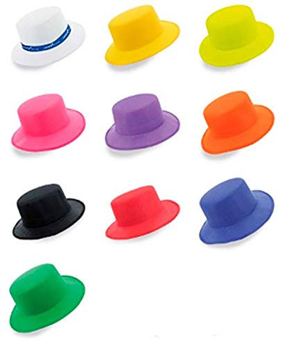 Set di 20 Cappelli Colori Assortiti ala Larghezza Panama - Cappello Bianco Cordobè, Cappelli per feste, Eventose, Celebrazioni, Despedidas Soltero Soltera, Baratos, assortiti, Taglia unica