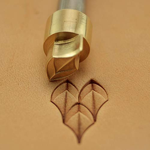 DandS ltd Leder-Stempel-Werkzeug, Drachen-Schuppen-Stempel, Arbeiten, Schnitzen, Stanzen, Werkzeuge, Handwerk, Sattel, Messing #228