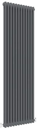 Traditional 2 Column Central Heating Radiator Vertical Rads Cast Iron Style Anthracite 1800x560mm