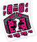 Fox 38 Performance Elite 2021Gabel Aufkleber Vinyl Aufkleber (Fuchsia)