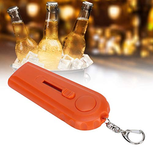 Abrebotellas Innovador Tipo Lanzador Portátil ABS Catapulta De Cerveza Abrebotellas Bar KTV Herramienta De Cocina(naranja)