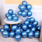 5 Zoll Kleine Blau Metallic Luftballons,Mini Chrom Blau Helium Ballons für Partys Deko-100 Stück