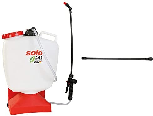 Solo 441 Akku Rückenspritze - Drucksprüher Made in Germany & 49513 Verlängerungsrohr 50 cm