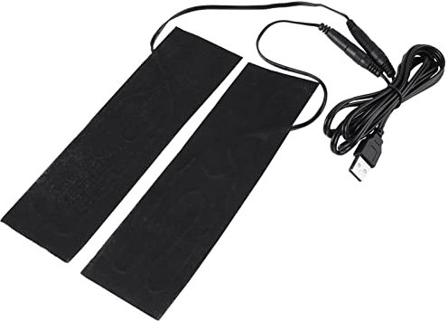 1 Pair of 5V USB Electric Heating Element Film Heating Pads, Electric Cloth Heating Pads for Foot Warming Heating Insole