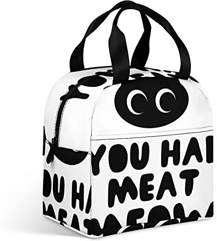 OKJK Bolsa termica Infantil,Bolsa aislada portátil con portabotellas, Bolsa para Almuerzo, Bolsas de Comida, Nevera Moderna Multicolor, Caja de Flores bento, Almuerzo portátil para Mujer