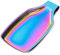BETTWILL Rainbow Spoon Rest for Stove up, Stainless Steel Spoon Holder For Kitchen Counter, Large Spoon Rest, Spatula Spoon Ladle Utensil Holder, Dishwasher Safe, Rainbow Kitchen Accessories