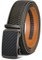BULLIANT Gürtel Herren, Gürtel Ratsche Ledergürtel Automatikschließe für Herren Anzug Business Kleidung,Breit 35mm,Größe Angepasst(Heiliges Grau-115cm/32-38 taille verstellbar)