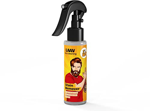 LAAV Fleckenentferner Flecken Spray Für Textilien Holz Kunststoff Stein Glas 100 ml