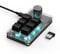 BRIMFORD Mechanische Mini Makro Tastatur - Kabellos, Programmierbar, Hot-Swap Gaming Keyboard mit RGB Beleuchtung, 2.4G & Bluetooth für Gamer, Programmierer, Büro (Schwarz, 6 Tasten/1 Knöpfe)
