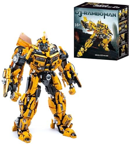 Auforua Technik Bumblebee Modellbausatz, 5692 Teile Groß MOC Klemmbausteine Bumblebee Set, Bumblebee Bausteine Bausatz
