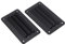 Couvercle de Ventilation pour Camping-car, 2 Grilles de Sortie d'aération en ABS avec Vis pour Bureau de bateau. (BLACK)