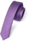 Enlision Krawatte Lila Schmal Seide Krawatten für Herren Einfarbig Schlips Violett Herren Hochzeit Party Krawatte 4cm Formelle Elegante Business