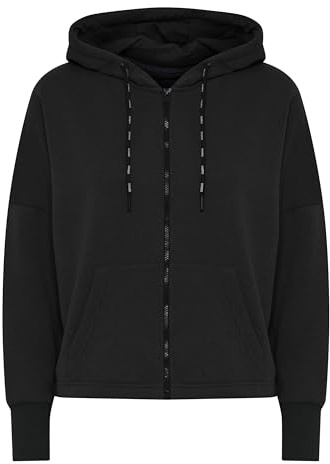 OXMO OXSanice Damen Sweatjacke Kapuzenjacke Hoodie mit Kapuze