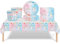 53Pcs Elephant Baby Shower Gender Reveal Tableware for Girls, Boys - She or He Theme Decorations With Table Cloth, 7-Inch Plates, Napkins, Cups - Dinnerware Party Supplies