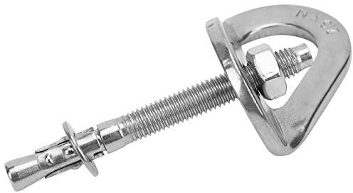 Pwshymi Expansion Screw Piton Stainless Steel High Bearing Capacity Rock Climbing Hanging Nut Hanger M8, Practical Tool for Outdoor Rock Climbing and Cave Exploration Activities