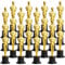 THE TWIDDLERS - 24 Stück Kunststoff-Trophäen Awards Winner Set - Perfekt für Drama Wettbewerbe, Schauspielunterricht, Tanz, Anerkennung & Leistung Zeremonie Geschenke