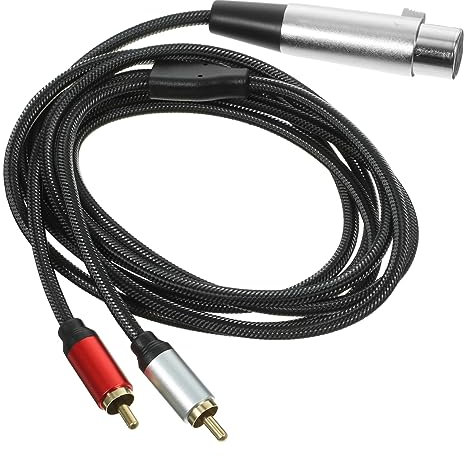 ULDIGI 3 Mikrofonkabel speaker cables audio funkübertragung Gerätekonverterkabel Soundkabel für Autoverstärker Stereokabel Audio-Adapterkabel Verstärker Audiokabel verzinnter Kupferdraht