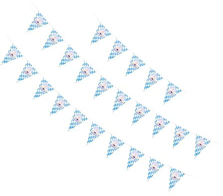 LABRIMP Bayerisches Festbanner Wiederverwendbare Oktoberfest-Dekoration Mit Traditionellen Elementen Für Innen Und Außeneinsatz Für Partys Feste Und Feierlichkeiten Deutschland