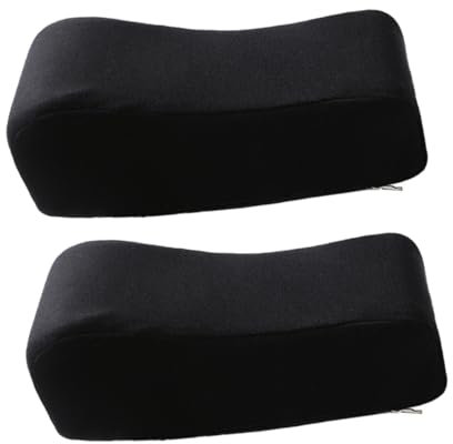 JEWEDECO 2pcs Elbow Pillows for Office Chairs Armrest Pads Memory Foam Armrest Covers for Gaming Chairs Random Style