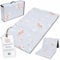 Klappmatratze Faltbare Reisebett Baby Matratze 60x120 cm - Faltmatratze für Kinder Gästematratze klappbar Babymatratze Bodenmatratze Schlafmatratze und Reisematratze Kaninchen