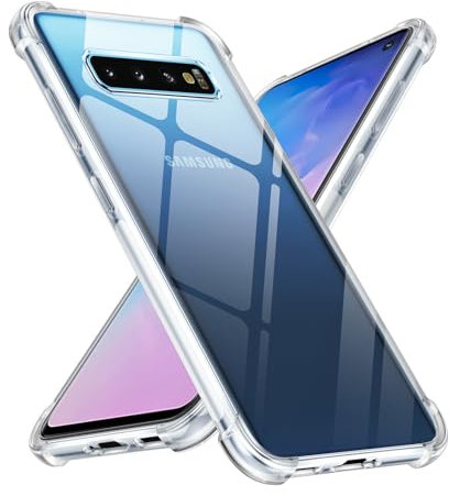 Xiltlly Coque pour Samsung Galaxy S10 5G, Ultra Fine Transparent Étui de Protection en Antichoc Silicone Clair Mince Souple TPU avec Coins Renforcés Bumper Housse pour Samsung S10 5G 6.7