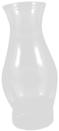 GOOHOCHY Glas Für Öllampe Petroleumlampe Ersatzschirm Glas Öllampenschirm Klar Lampenschirm Abdeckung Für Petroleumlampe