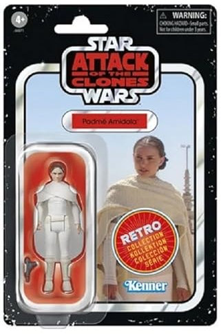 Star Wars The Retro Collection - L'attaque des Clones - Figurine articulée 10cm - Padmé Amidala